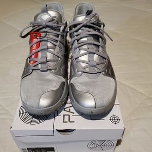 Paul George reflect silver NASA moon shoes